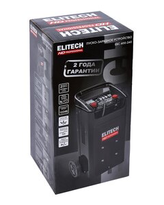 Изображение 9, EBC 400/240 Устройство пуско-зарядное 12-24V/40-700Ач/240А передвижное ELITECH