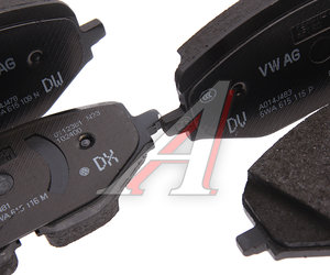 Изображение 2, 5WA698151P Колодки тормозные SKODA Octavia (19-) передние (4шт.) OE