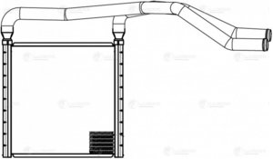 Изображение 3, LRh0847 Радиатор отопителя KIA Soul (13-) LUZAR