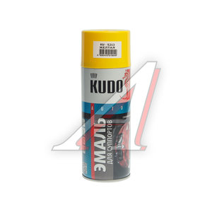 Изображение 1, KU-5213 Краска для суппортов желтая аэрозоль 520мл KUDO