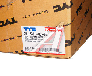 Изображение 5, 20-3361-05-6B Фара MITSUBISHI Canter (94-) правая TYC