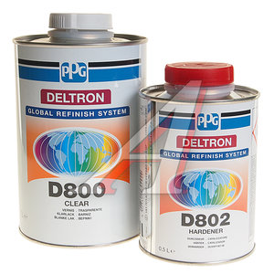 Изображение 1, PPG Лак PPG D800 1л +0.5л активизатор D802