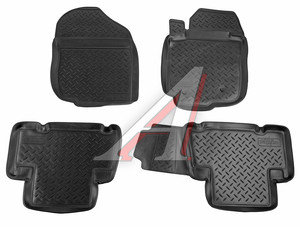Изображение 1, NPL-Po-88-44 Коврик салона TOYOTA Rav 4 (05-) полиуретан (4 предм.) NORPLAST
