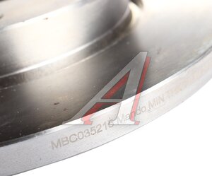Изображение 4, MBC035215 Диск тормозной PEUGEOT 206 передний (1шт.) MANDO