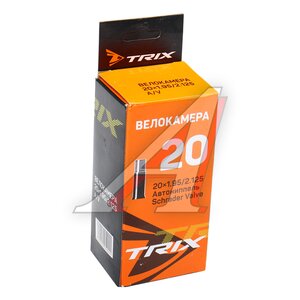 Изображение 4, УТ00018608 Камера велосипедная 20" 20х1.95/2.125 автовентиль TRIX
