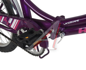 Изображение 4, T19B707 B Велосипед 20" 1-ск. складной фиолетовый Landscape HILAND