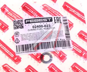 Изображение 2, 02400023 Кольцо уплотнительное NISSAN Tiida (15-) форсунки топливной FEBEST