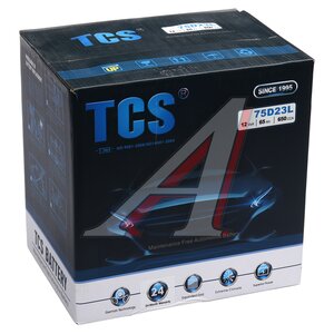 Изображение 5, 6СТ65(0) TCS75D23L Аккумулятор TCS 65А/ч обратная полярность
