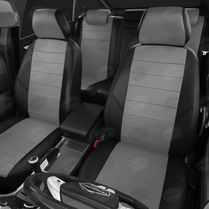 Изображение 2, HY15-1302-EC02 Авточехлы HYUNDAI Porter (12-) экокожа черно-серые (1вод. 2пассаж.) AVTOLIDER