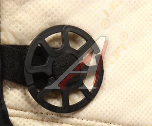 Изображение 3, AUT-600 BK/RD Накидка на сиденье алькантара стеганая/эко-кожа черная-красная (2шт.) Autobiography AUTOPROFI