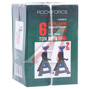 Изображение 4, RF-TH56001B Стойка ремонтная 6т h=400-620мм 2шт. ROCKFORCE