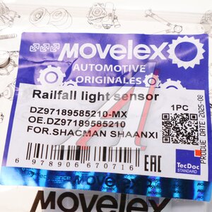 Изображение 4, DZ97189585210-MX Датчик SHACMAN SHAANXI дождя MOVELEX