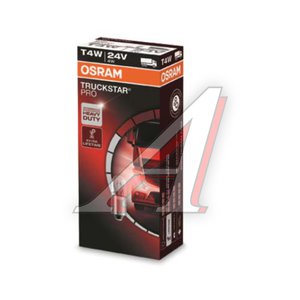 Изображение 2, 3930TSP Лампа 24V T4W BA9s +100% Truckstar Pro OSRAM