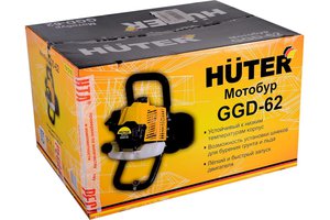 Изображение 13, GGD-62 Мотобур 2400Вт 300мм 9000об/мин. HUTER