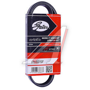 Изображение 2, 6PK831SF Ремень приводной поликлиновой 6PK831 GATES
