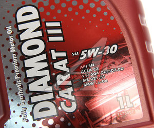 Изображение 2, 3725809 Масло моторное DIAMOND CARAT III 5W30 синт.1л TEBOIL