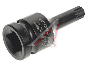 Изображение 2, RF-24806010T Бита-головка 1/2" SPLINE M10 с отверстием ударная ROCKFORCE