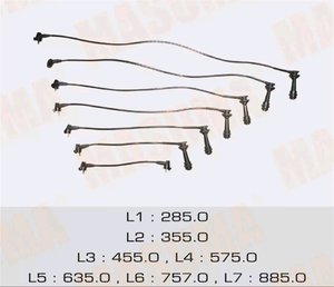 Изображение 2, MG-60037 Провод высоковольтный TOYOTA Mark 2 комплект MASUMA