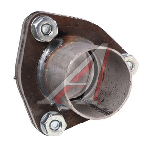 Изображение 2, 51FGP3 Фланец трубы глушителя d=51мм (прокладка, комплект крепежа, патрубки) треугольный TRANSMASTER