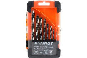 Изображение 1, 815010103 Набор сверл по дереву 4.0-10.0мм (8шт.) PATRIOT
