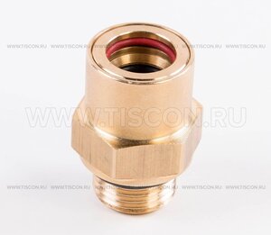Изображение 6, 467.I.4-М10.138.В Соединитель трубки ПВХ, полиамид d=4мм (наружная резьба) М10х1 прямой латунь TISCON