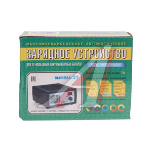 Изображение 3, ВЫМПЕЛ-27 Устройство зарядное 12V 7А 220V (автомат) с ЖК дисплеем Вымпел 27 ОРИОН