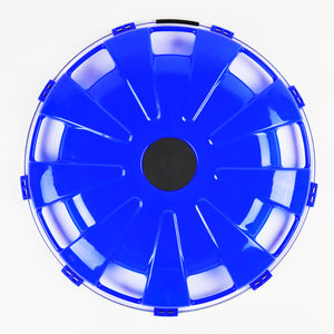 Изображение 1, МК-ПЛ-Р05 Колпак колеса R-22.5 заднего пластик (синий) Турбо ТТ