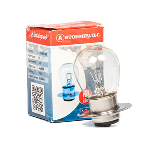 Изображение 1, А24-60х40 Лампа 24V R1 60/40W P42d-11 IMPULS