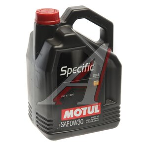 Изображение 2, 106414 Масло моторное SPECIFIC 2312 0W30 синт.5л MOTUL