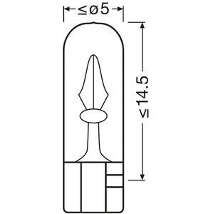 Изображение 6, 2741 Лампа 24V W1.2W W2.1x4.6d OSRAM