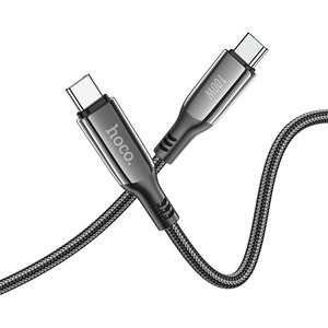 Изображение 1, S51 black Кабель USB Type C-USB Type C 1.2м черный HOCO