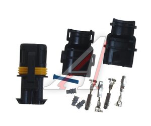 Изображение 3, 88-00718-SX Разъем MAN электрический (4х контактный) черный STELLOX