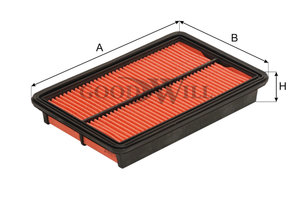 Изображение 3, AG425/1 Фильтр воздушный HAIMA Aishang (12-) GOODWILL