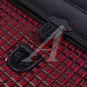 Изображение 4, ZUM820M  Органайзер в багажник 40х30х30см 3D экокожа черно-бордовый PREMIER