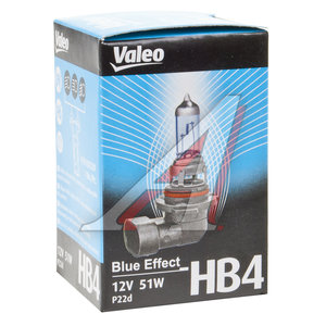 Изображение 3, 032529 Лампа 12V HB4 51W P22d (1шт.) Blue Effect VALEO