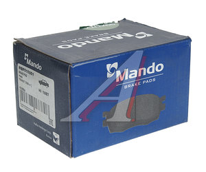Изображение 3, MBF015051 Колодки тормозные FORD Transit (06-) задние (4шт.) MANDO