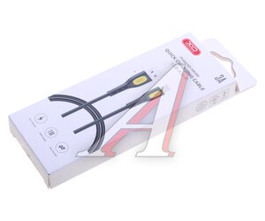 Изображение 2, NB280 Black Кабель iPhone (5-) 3A 1м черный XO