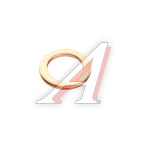 Изображение 1, ER-08012010 Шайба 8.0х12.0х1.0 медная (плоская) ЭВРИКА