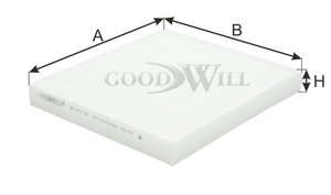Изображение 3, AG475CF Фильтр воздушный салона HYUNDAI Sonata (14-) GOODWILL