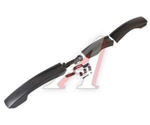 Изображение 1, FWXGNB-014 Крыло велосипедное 24"-26" широкое пластик 2шт. черное