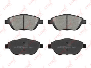 Изображение 1, BD6124 Колодки тормозные PEUGEOT 208 CITROEN C3 (09-) передние (4шт.) LYNX