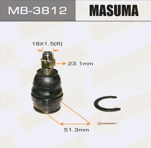 Изображение 2, MB-3812 Опора шаровая TOYOTA Land Cruiser передняя нижняя MASUMA