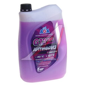 Изображение 1, AGA329LL Антифриз фиолетовый -40C 5кг Antifreeze G12 evo AGA
