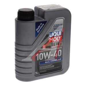 Изображение 2, 1930 Масло моторное MoS2 LEICHTLAUF 10W40 п/синт.1л LIQUI MOLY