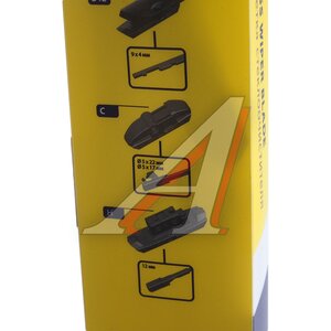 Изображение 8, GY000437 Щетка стеклоочистителя 430мм бескаркасная (8 адаптеров) Premium GOODYEAR