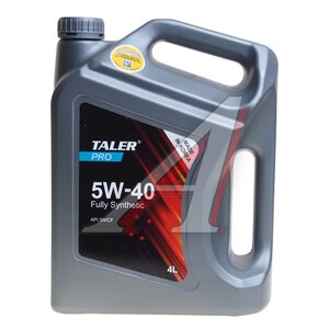 Изображение 3, 700421 Масло моторное PRO SN/CF 5W40 синт.4л TALER