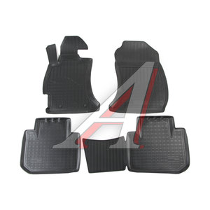 Изображение 1, NPA11-C84-120 Коврик салона SUBARU Forester (12-) полиуретан (4 предм.) NORPLAST