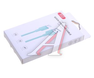 Изображение 2, NB-P156 Green Кабель iPhone (5-) 2.4A 1м зеленый XO