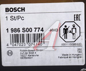 Изображение 7, 1986S00774 Стартер MERCEDES E (W211) BOSCH