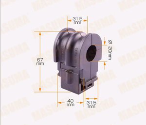 Изображение 2, MP-1172 Втулка стабилизатора NISSAN Micra (02-) переднего MASUMA